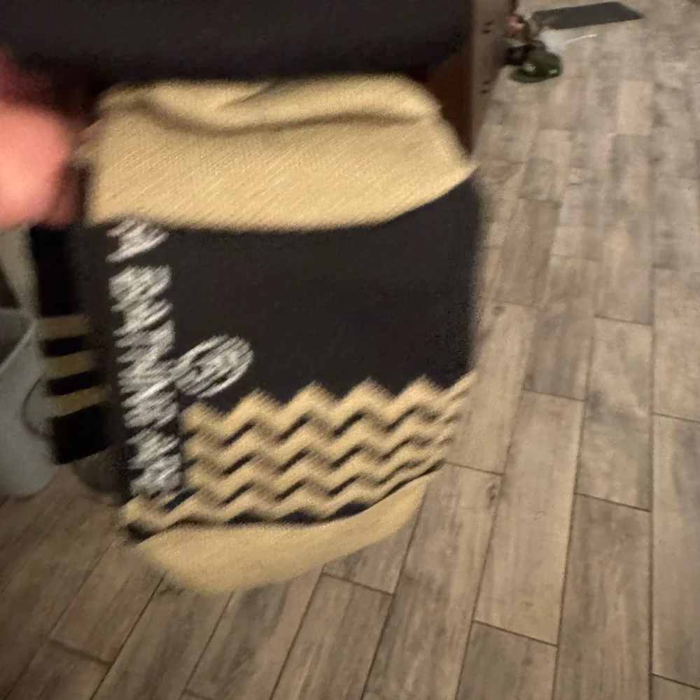Babe Adidas Black and Gold Socks NWOT - Picture 6 of 6